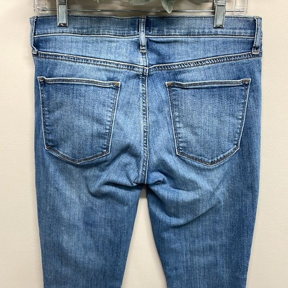 Gap Stretch True Skinny Mid Rise Medium Indigo Denim Jeans 31R - Picture 5 of 15